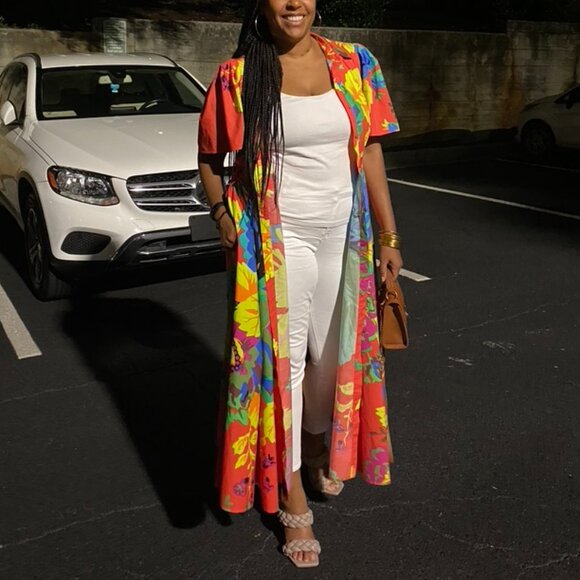 Christopher John Rogers x Target Floral Puff Sleeve Shirtdress - Picture 10 of 10